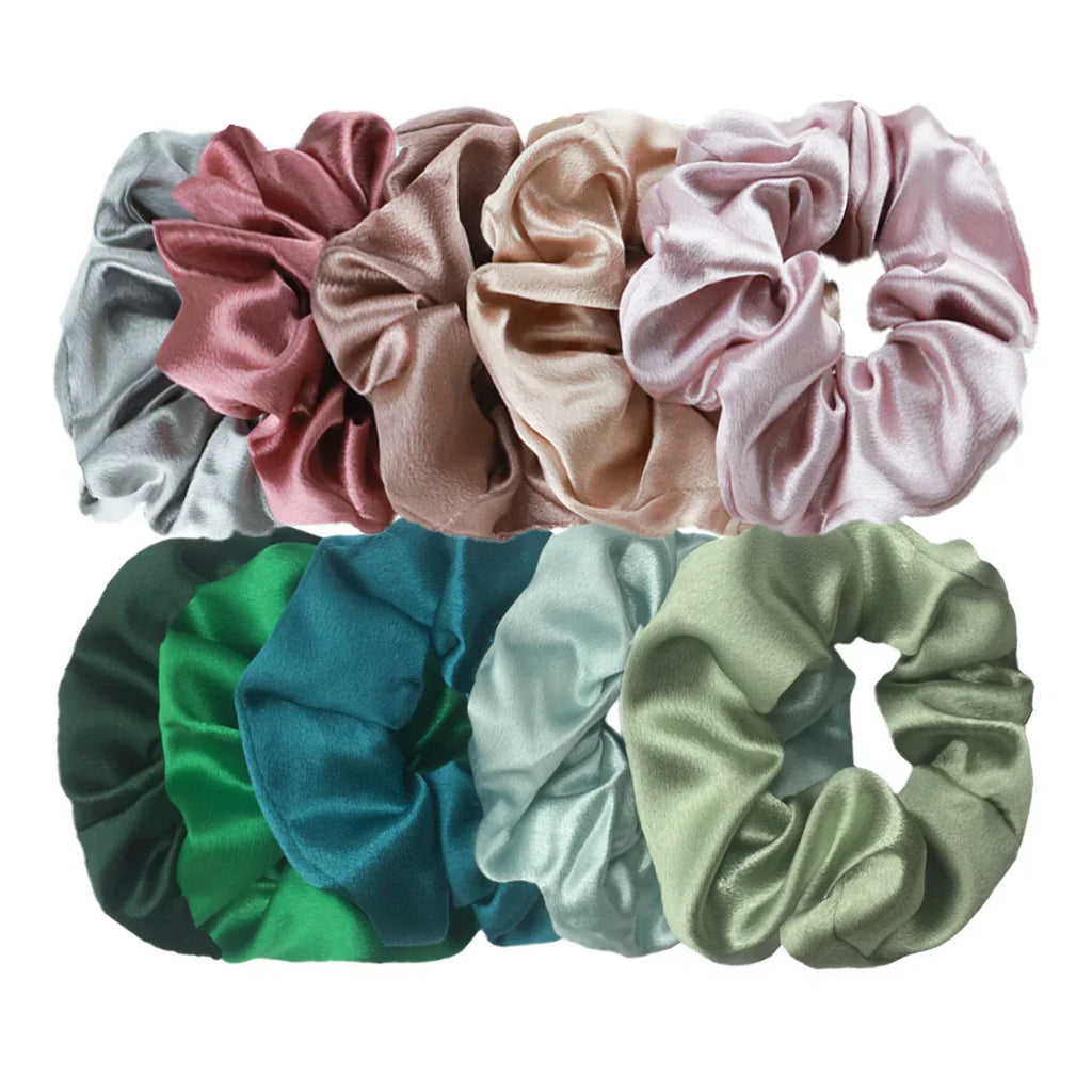 Women's Silky Satin Hair Scrunchies Set