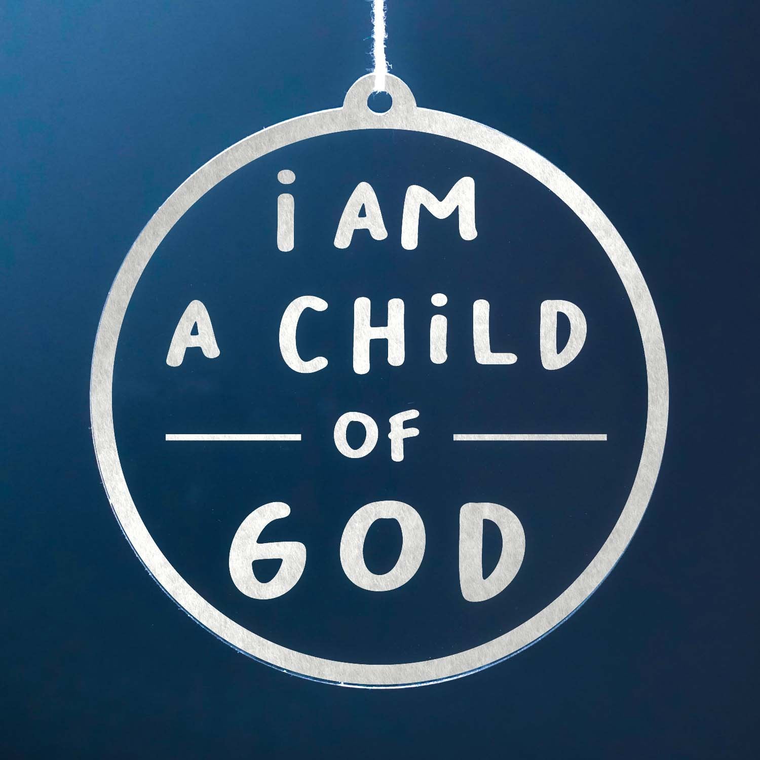 Set of I am a Child of God Ornaments