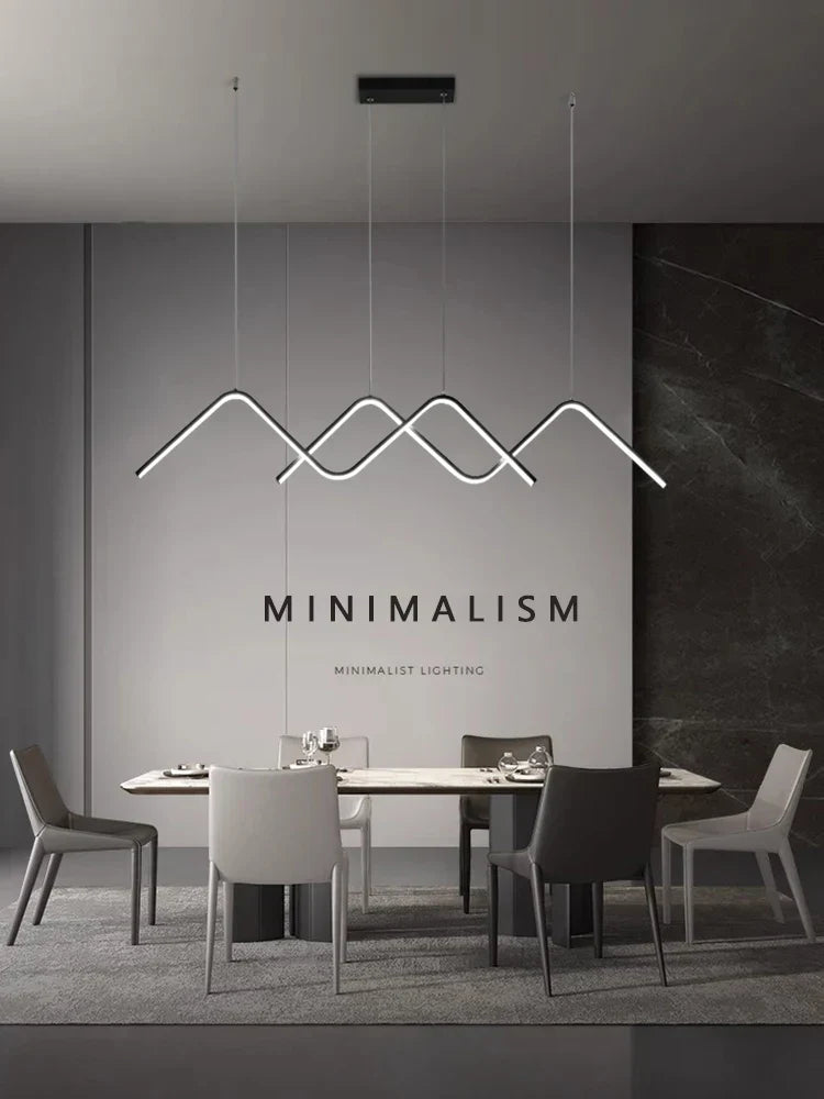 DecorBites™ Geometric LED Pendant Lights Modern Minimalist Chandelier Lighting