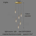 DecorBites™ Diamond Crystal Chandelier - Gold Interior Designer Living Room Lamp