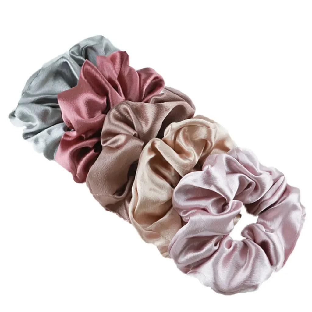 Women's Silky Satin Hair Scrunchies Set