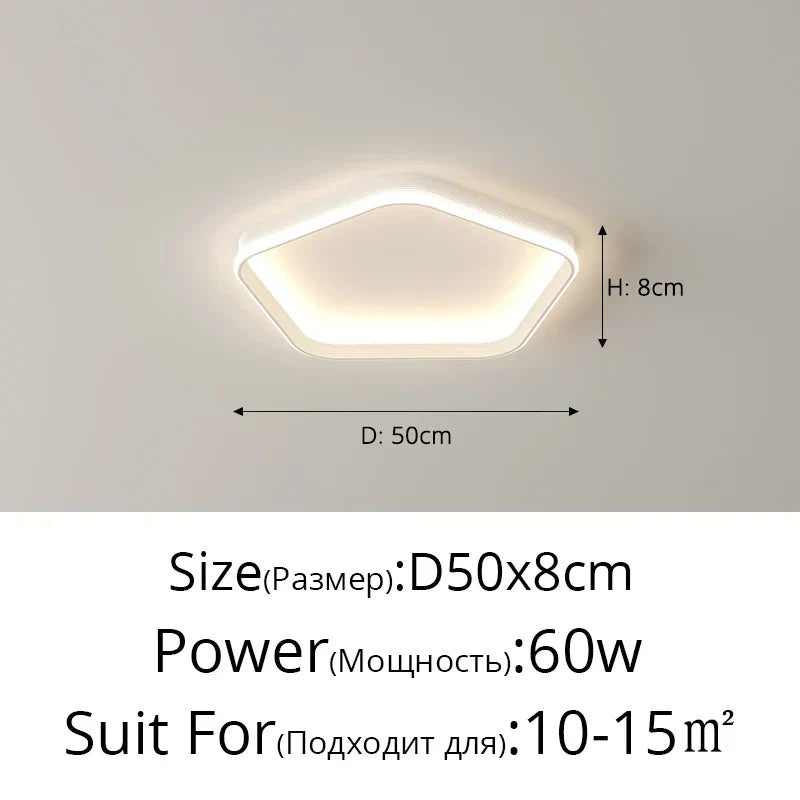 DecorBites™ LED Ceiling Chandelier for Living Room Kitchen Dining Study Modern Indoor Lighting