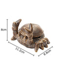 DecorBites™ Crab Ceramic Ashtray & Phone Holder: Stylish Desk Decor & Smoking Accessories Gift