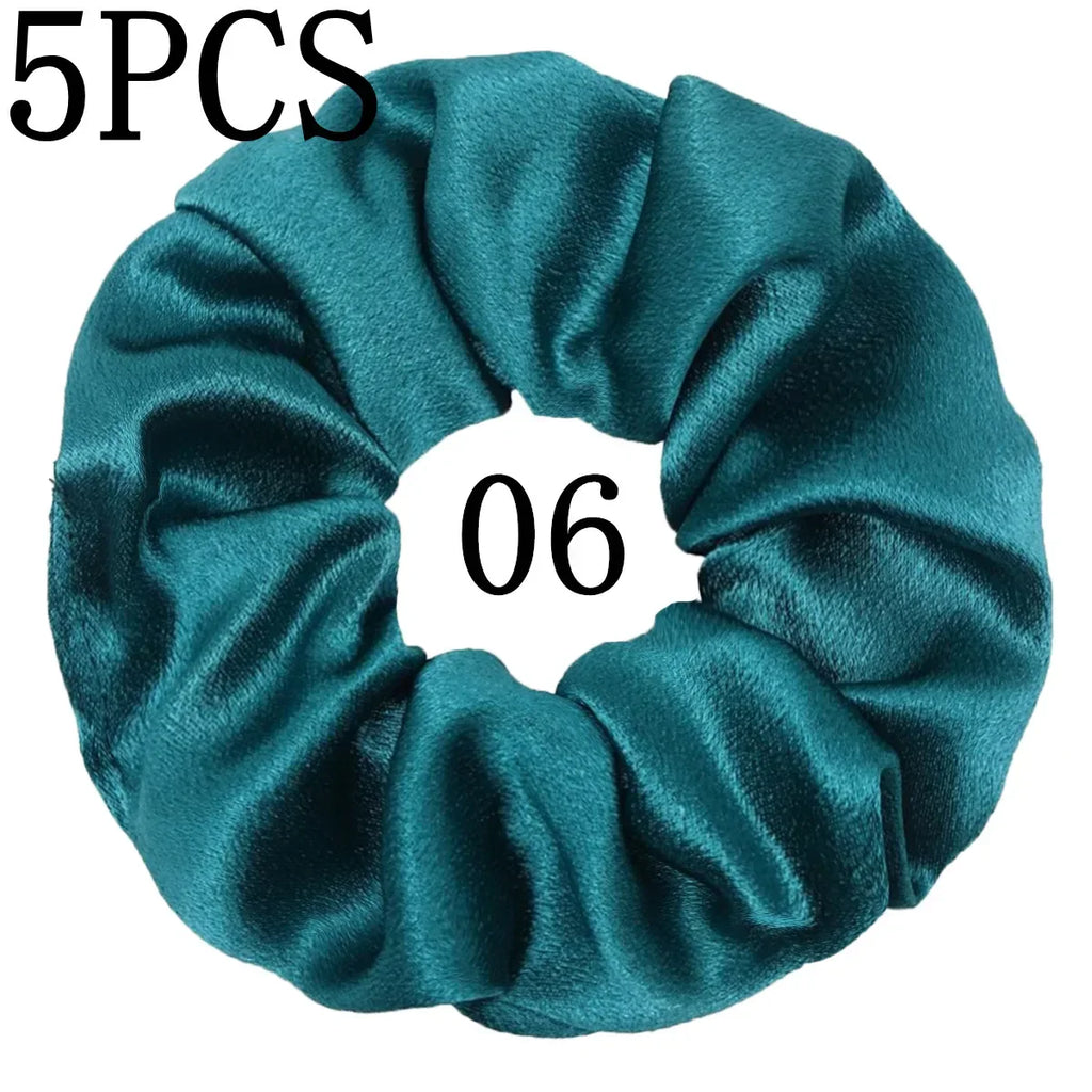 Women's Silky Satin Hair Scrunchies Set