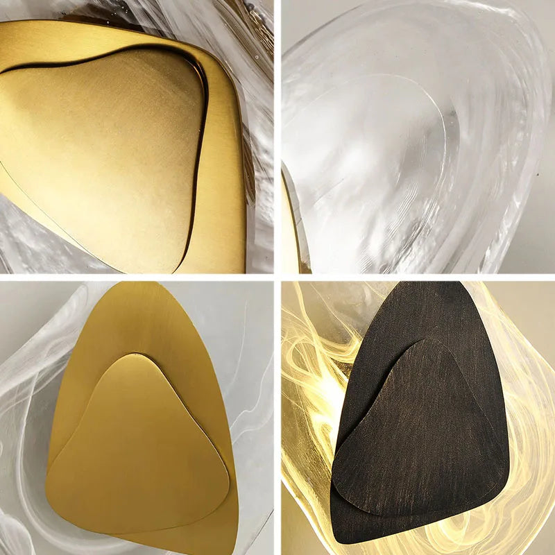 DecorBites™ Crystal Wall Lamp: Modern Luxury Bedroom Decor, Creative LED Lighting for Living Room