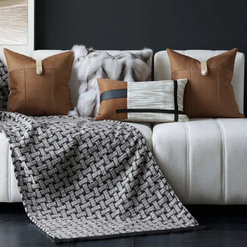 DecorBites™ Italian Luxury Pillowcase: Elegant Home & Hotel Designer Cushion Cover