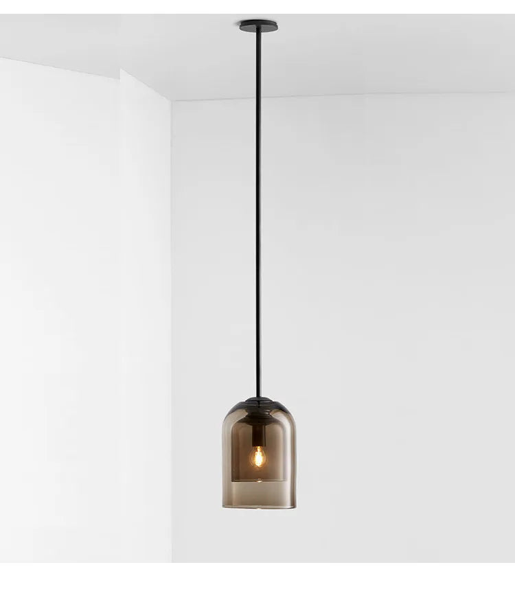 DecorBites™ Glass LED Chandelier for Bedroom Dining Room Bar Office Eco-Friendly Nordic Design
