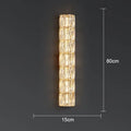 DecorBites™ Crystal LED Wall Lamp for Living Room Aisle Bedroom Staircase Decoration