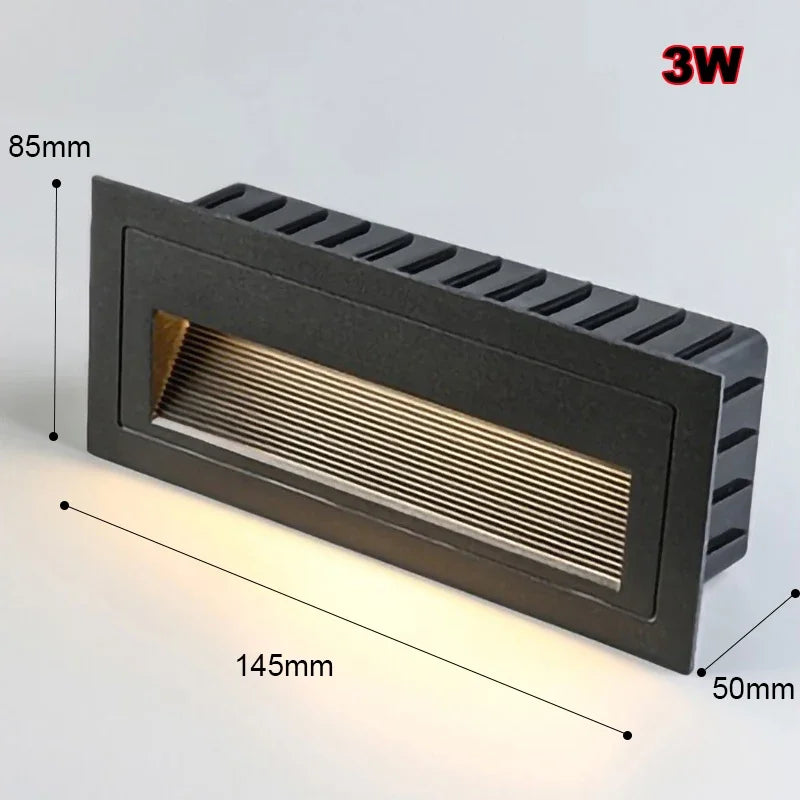 DecorBites™ LED Embedded Wall Light for Outdoor Step&Stair, IP65 Waterproof Recessed Wall Lamp