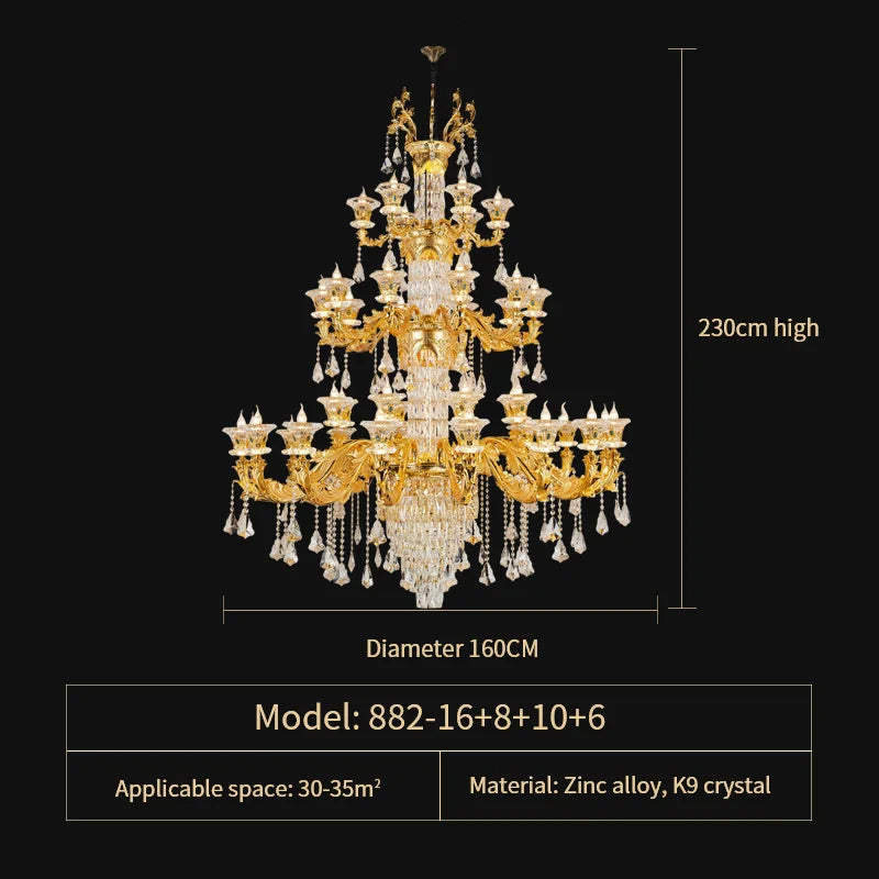 DecorBites™ Crystal Chandelier: Modern, Simple Luxury Lighting for Living Room, Restaurant, Home