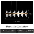DecorBites™ K9 Luxury Pendant Chandelier, LED Indoor Lighting for Kitchen, Living Room, Bedroom