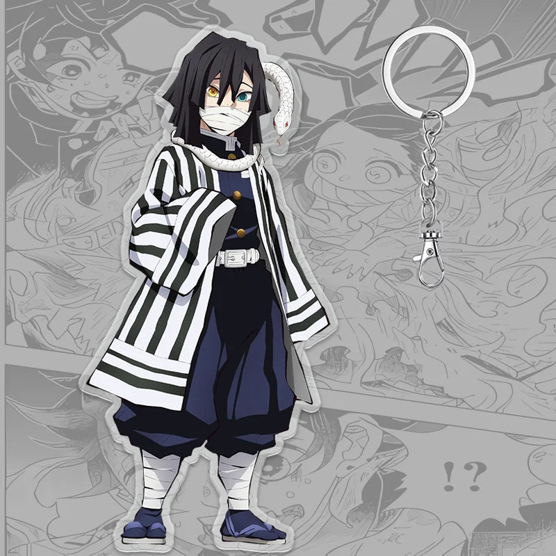 Demon Slayer Keychain: Tanjiro 6cm Acrylic Bag Pendant