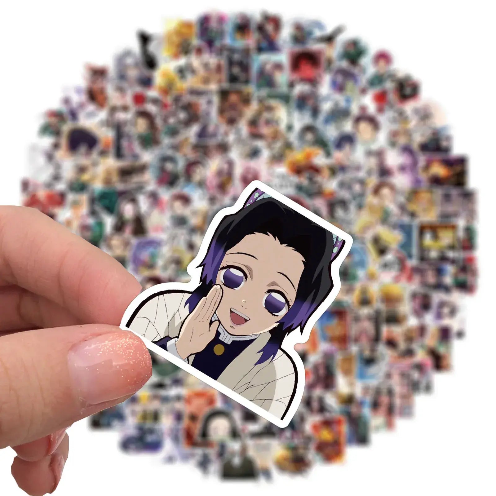 Demon Slayer Stickers: 50-200pcs Waterproof Anime Decals