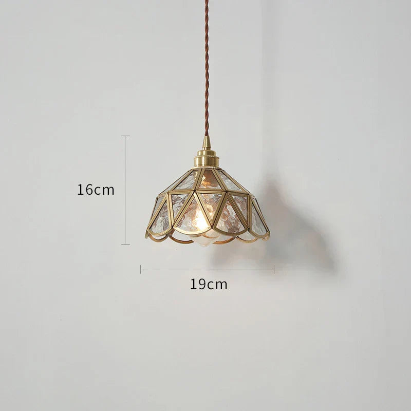 DecorBites™ Glass Copper LED Pendant Lights: Modern Nordic Lighting for Home, Dining, & Restaurant