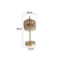 DecorBites™ Gold Glass LED Desk Lamp for Modern Luxury Home Decor