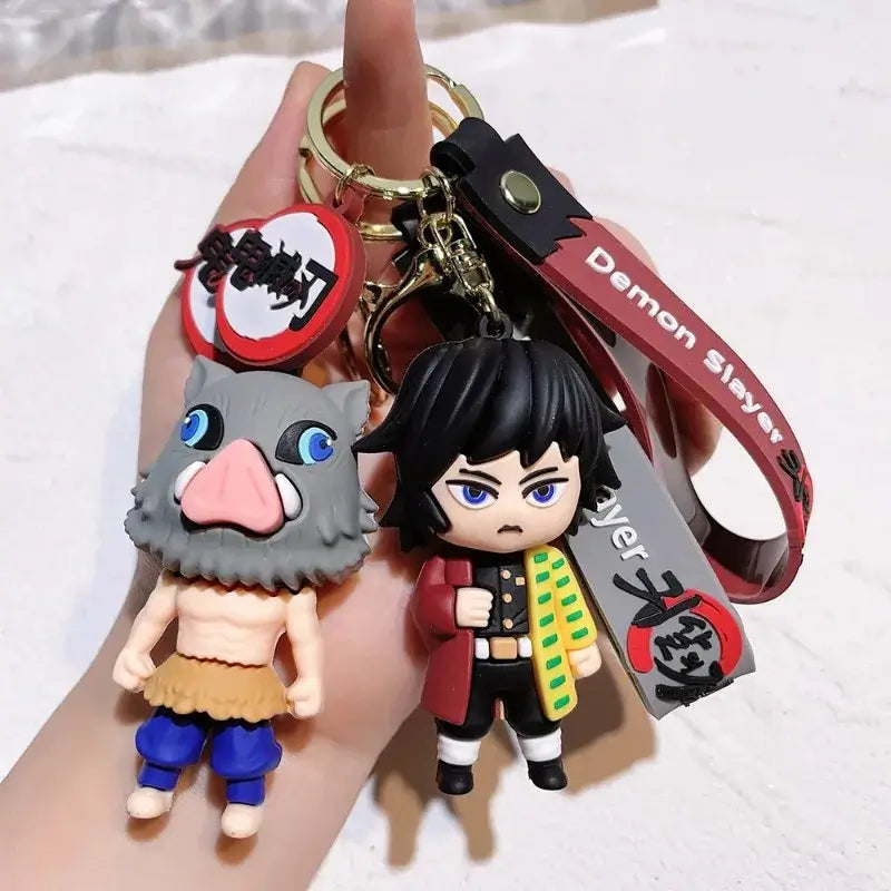 Demon Slayer Keychains: Cute Anime Car & Bag Pendant Accessories