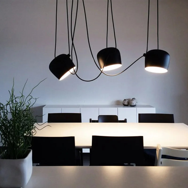 DecorBites™ Industrial Spider Pendant Lamp: Nordic Style Aim Pendant for Home, Restaurant, Bar
