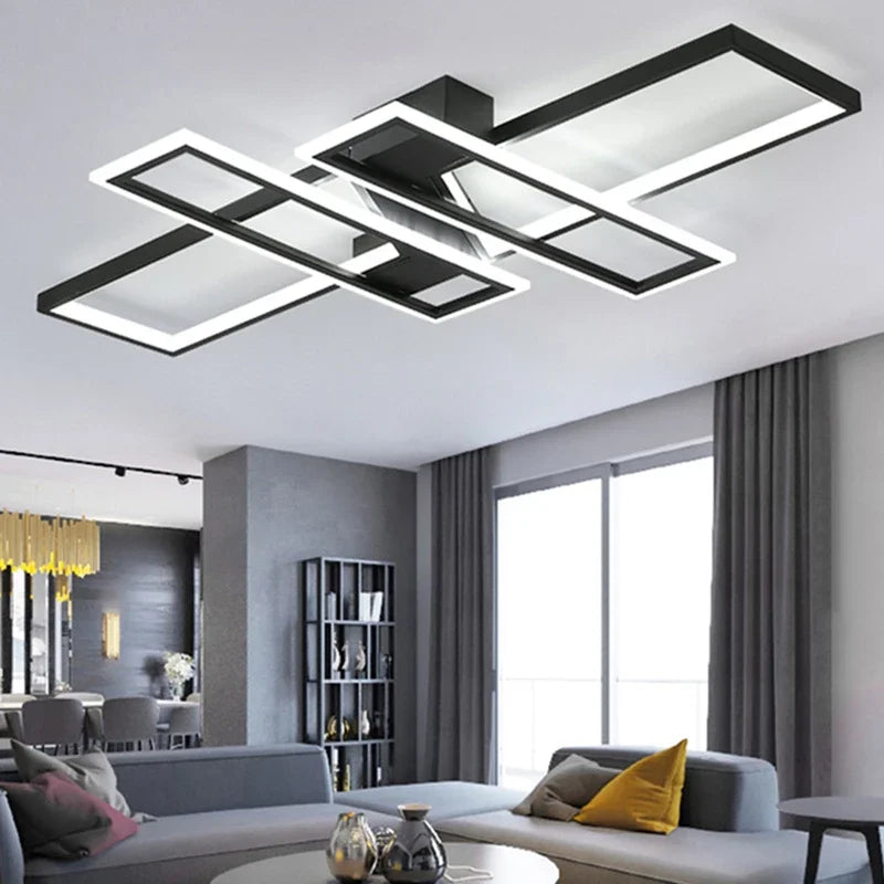 DecorBites™ LED Ceiling Chandelier: Modern Living Room Dining Kitchen Decor Lighting Fixture