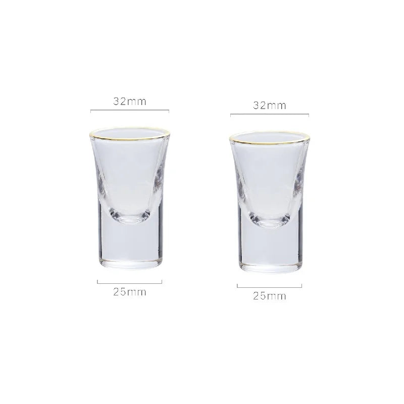 DecorBites™ Japanese Style Glass Wine Bottle & Cup Set with Wine Warmer