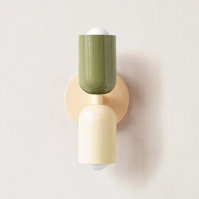 DecorBites™ Cream Double Head Wall Lamp: Nordic Medieval Design for Bedroom, Children's Room, Study