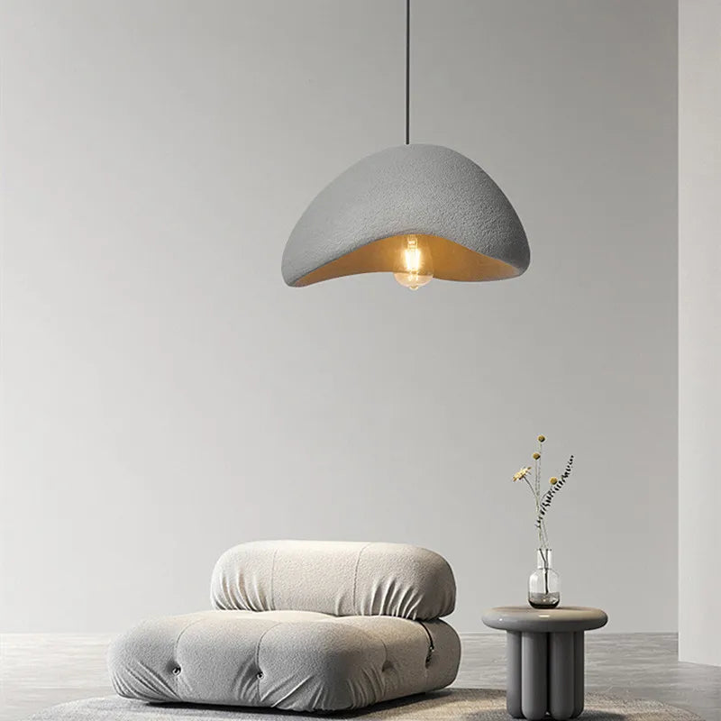 DecorBites™ Handmade Wabi Sabi LED Chandelier Modern Bedroom Lighting Pendant Lamp