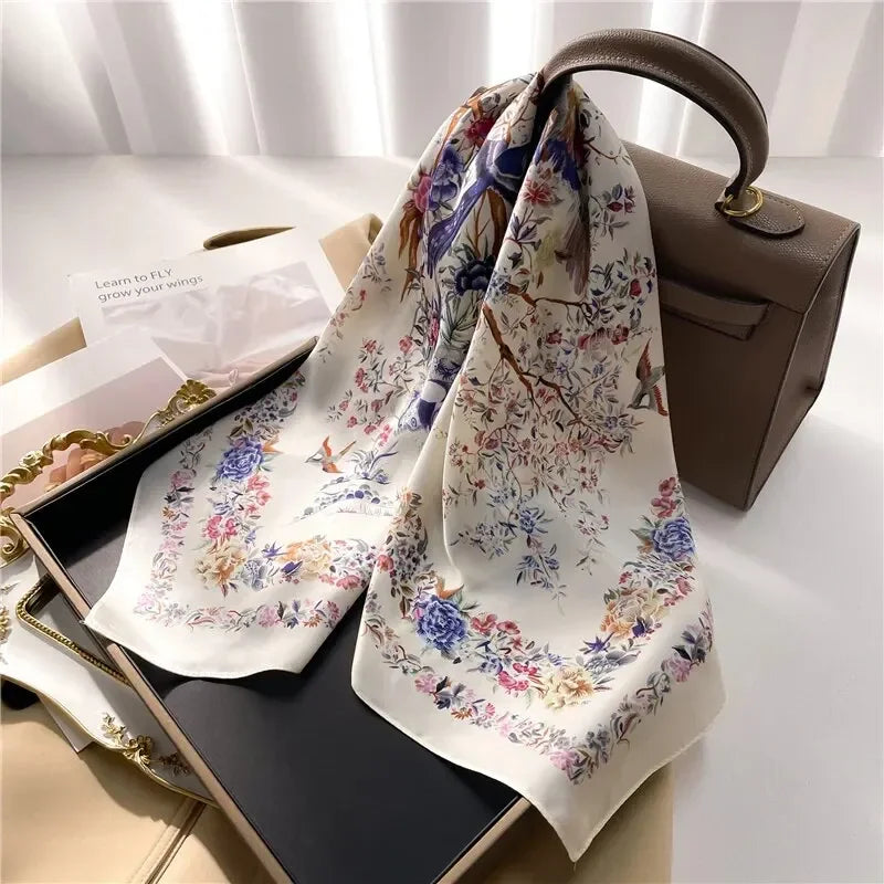 Juliette Designer Satin Scarf