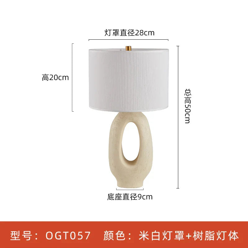 DecorBites™ Japanese Wabisabi Table Lamp E27 Living Room Bedroom Decor Lighting