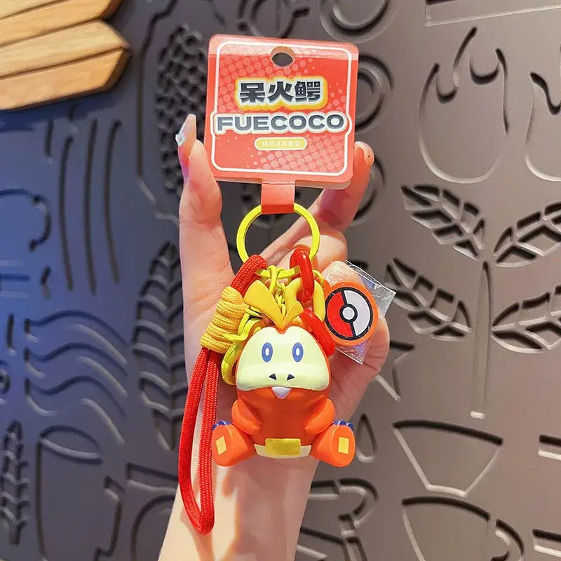 Genuine Pokemon Keychain: Scented Anime Figure Pendant