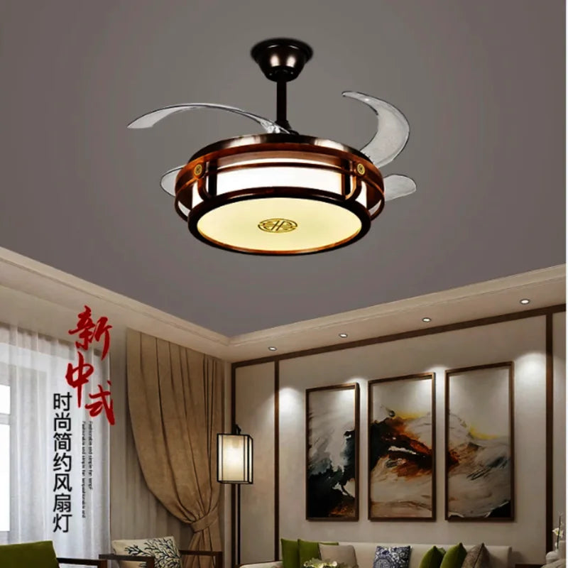 DecorBites™ LED Fan Lights with Remote Control, Modern Eco-Friendly Design, Sustainable Metal Body