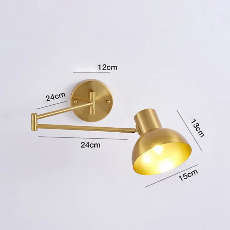 DecorBites™ Adjustable E27 LED Wall Lamp Sconces Indoor Lighting Home Decor Bedroom Fixture