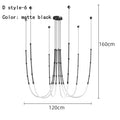 DecorBites™ Linear Creative Chandelier: Nordic LTalian Designer, Modern Lighting for Living Room, Lobby, Bedroom, Restaurant