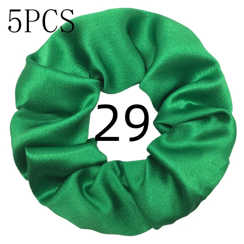 Women's Silky Satin Hair Scrunchies Set