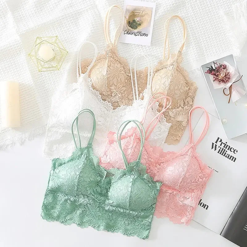 Comfortable Lace Wireless Lingerie Seamless Bra