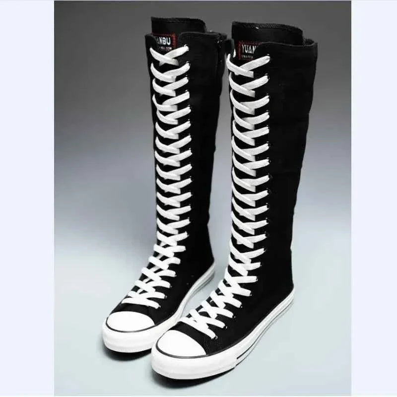 High Top Canvas Sneakers for Women