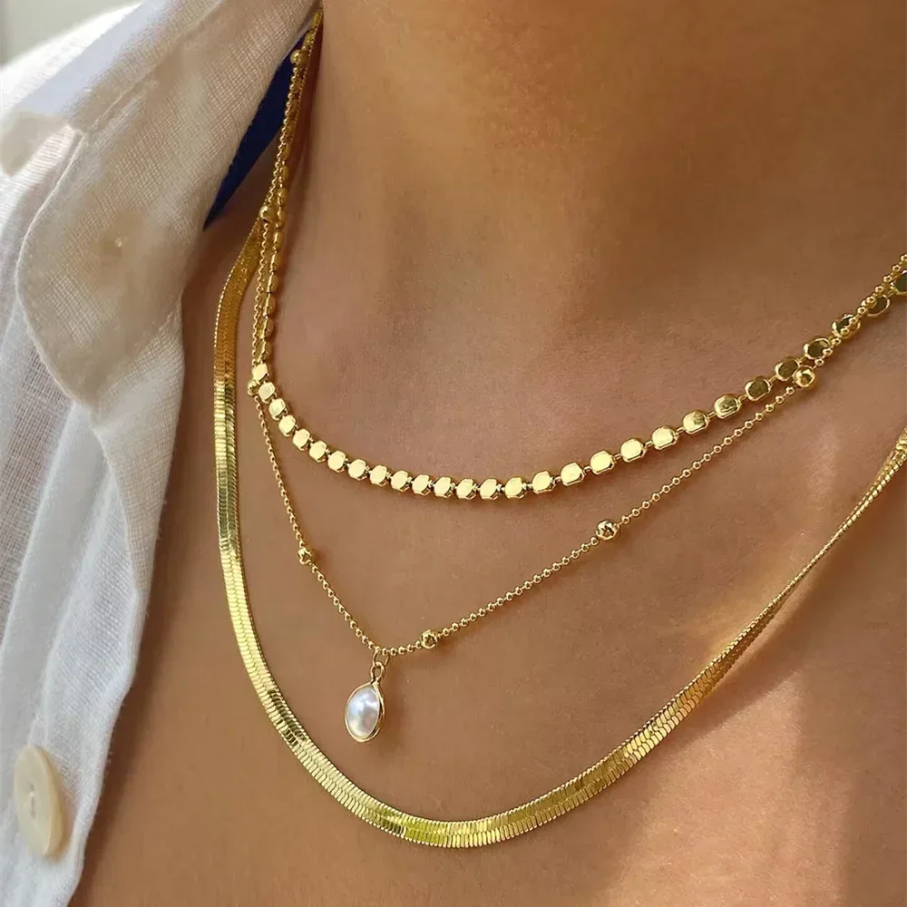 Boho Crystal Star & Moon Necklace