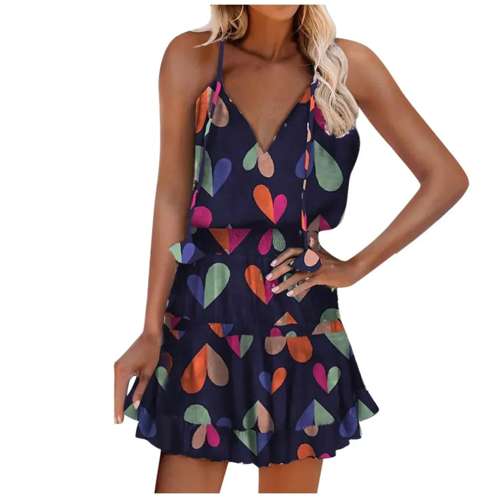 Beach Boho Printed Dress