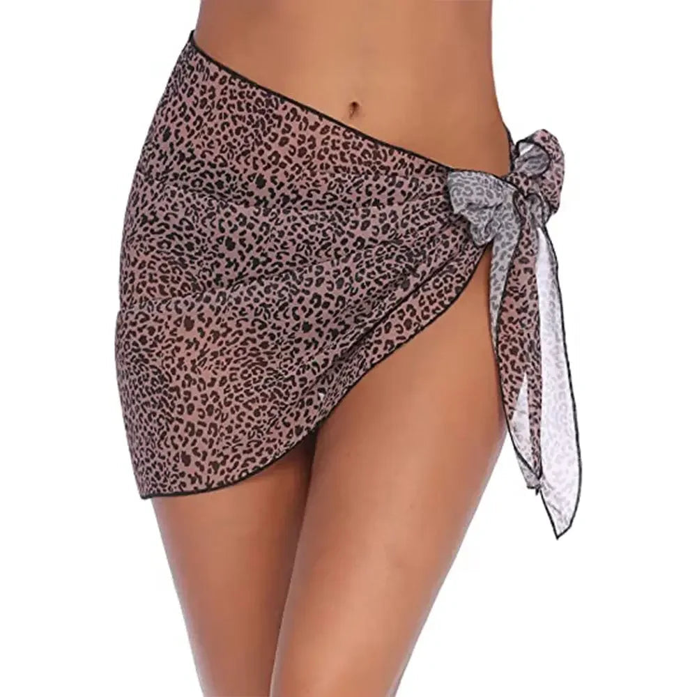 Tropical Sheer Bikini Coverup