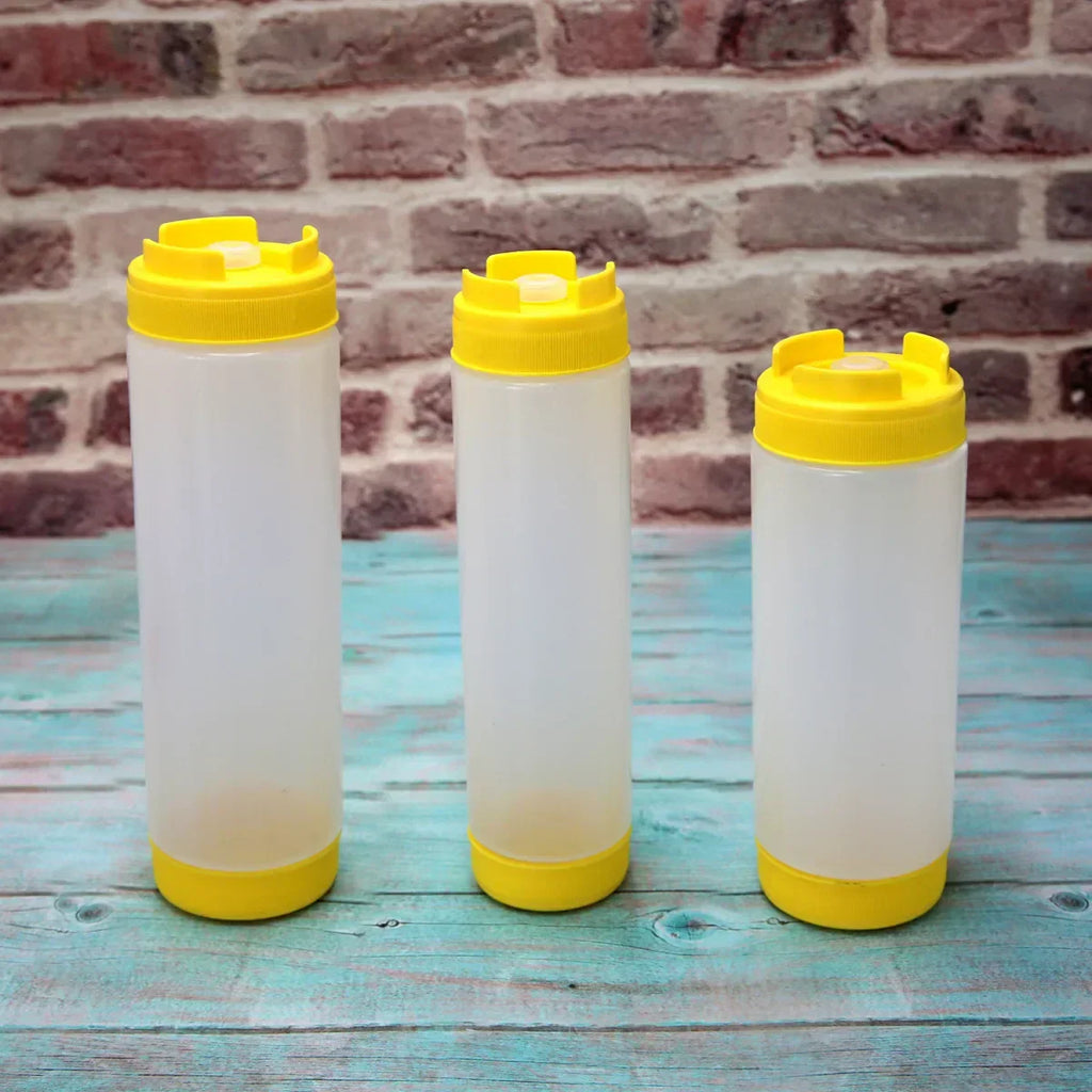 DecorBites™ Dual-Head Tomato Squeeze Bottle for Ketchup and Salad Dressing