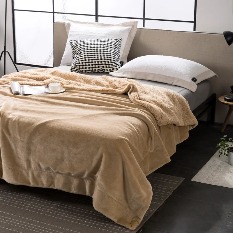 DecorBites™ Cozy Plush Blanket: Soft, Warm, Lightweight for Bedroom & Sofa All Seasons