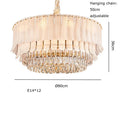 DecorBites™ Crystal Feather Ceiling Pendant Lights for Luxury Home Decor & Living Room
