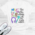 She Works Willingly with Her Hands - Audiologist Graphic Tee
