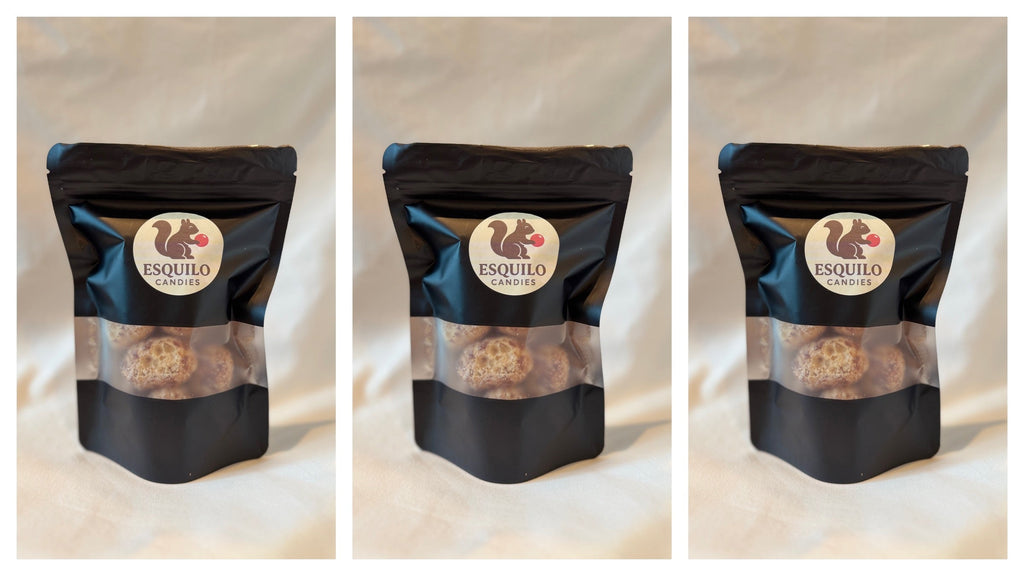 Freeze-Dried Chocolate Caramel Puffs