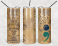 Smile More Worry Less 20 oz Skinny Tumbler