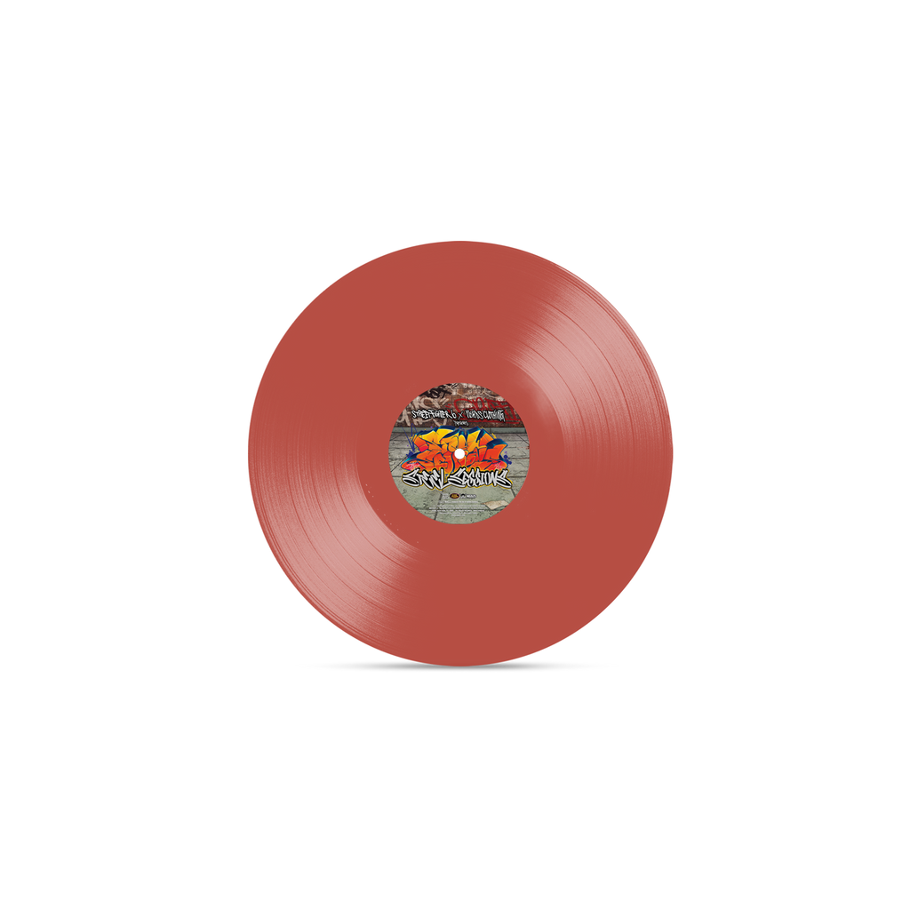 Street Fighter 6 x NERDS Clothing Presents: Steel Sessions Soundtrack on Translucent Red Vinyl