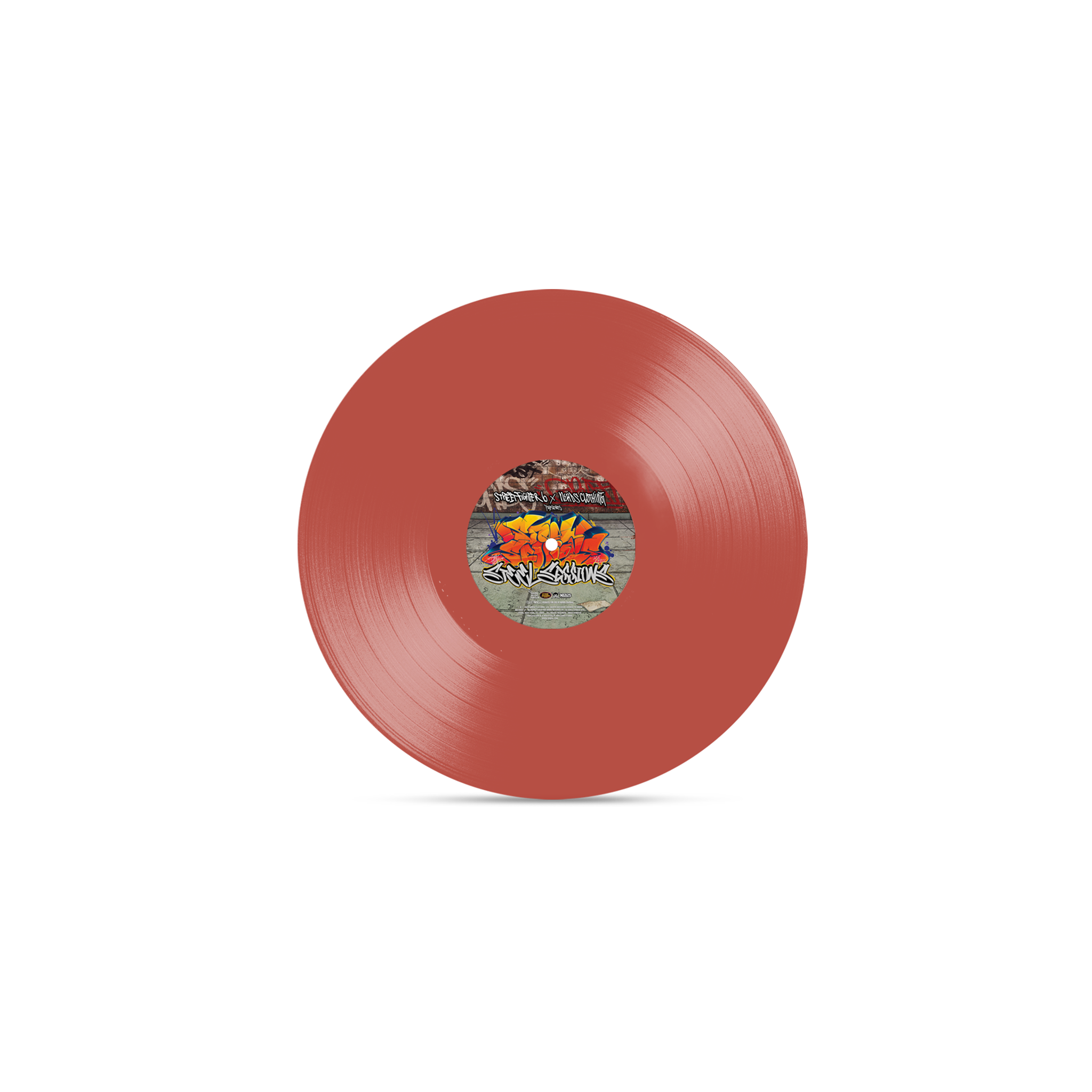 Street Fighter 6 x NERDS Clothing Presents: Steel Sessions Soundtrack on Translucent Red Vinyl