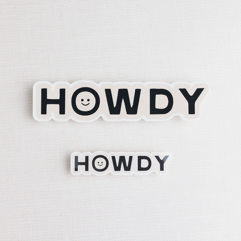 Happy Little Howdy Sticker