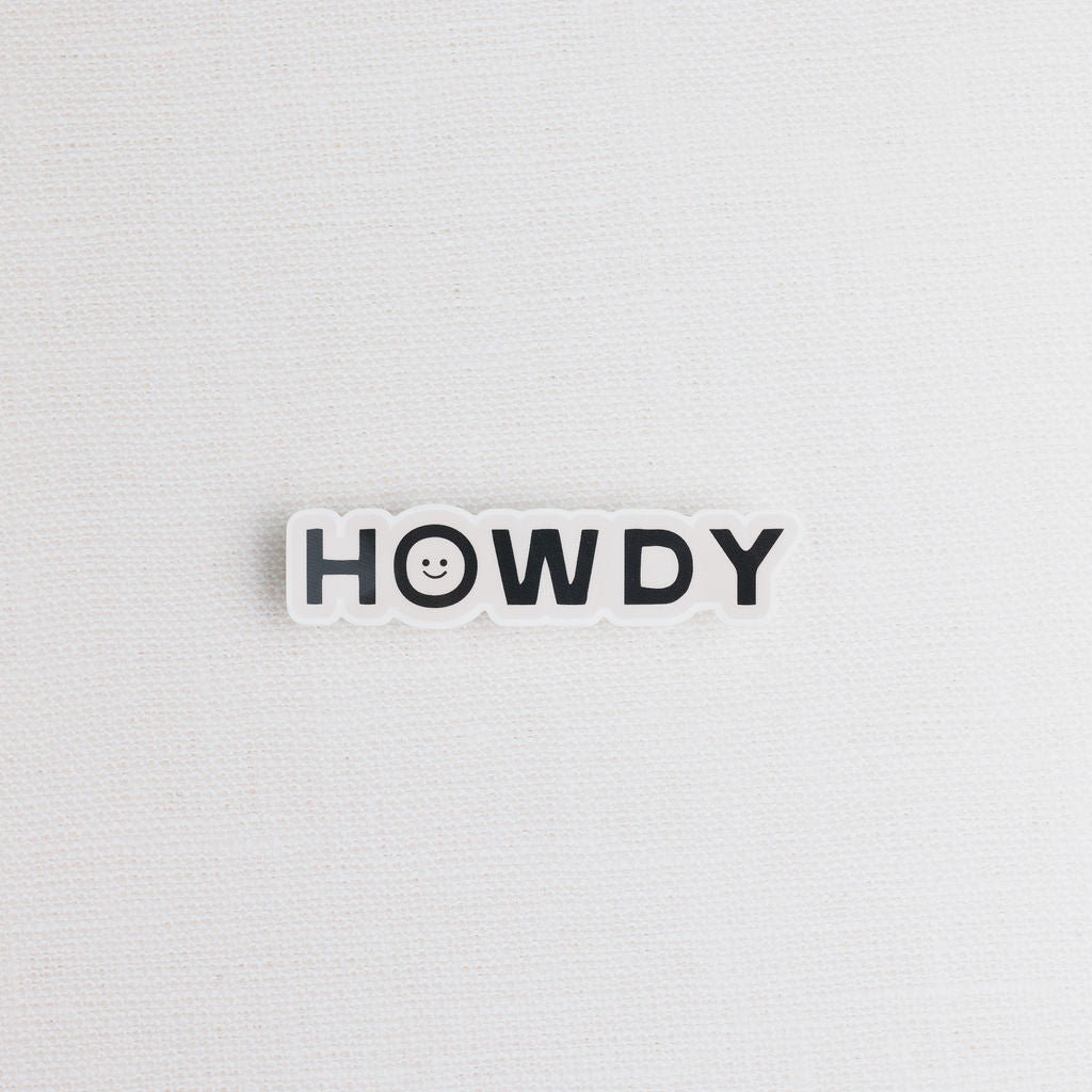 Happy Little Howdy Sticker