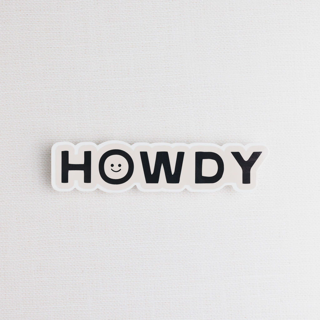 Happy Little Howdy Sticker