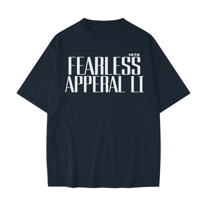fearless style  BlackJack Streetwear Unisex Heavyweight Drop Shoulder Vintage