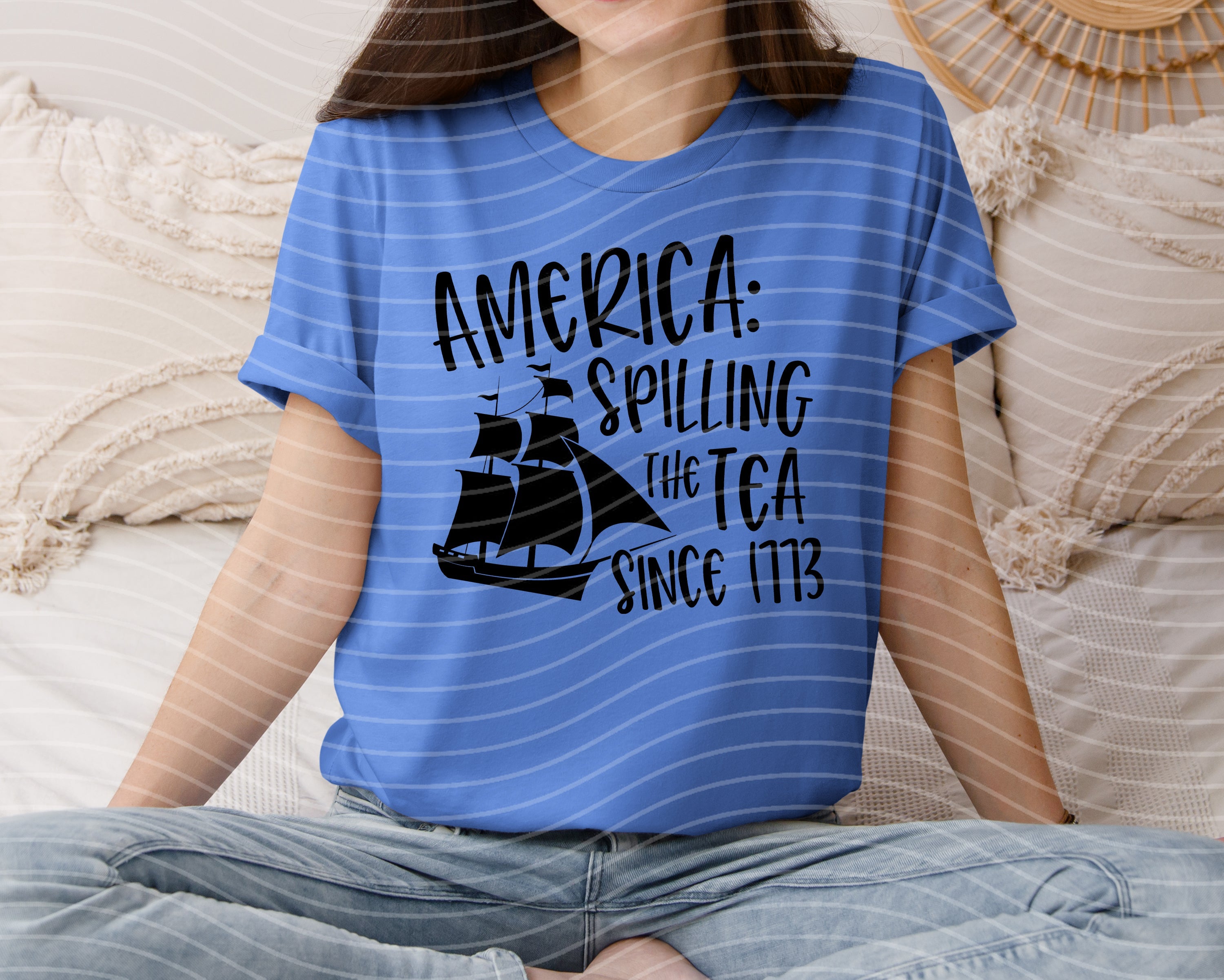 America Spilling the Tea Since 1773 Graphic Tee